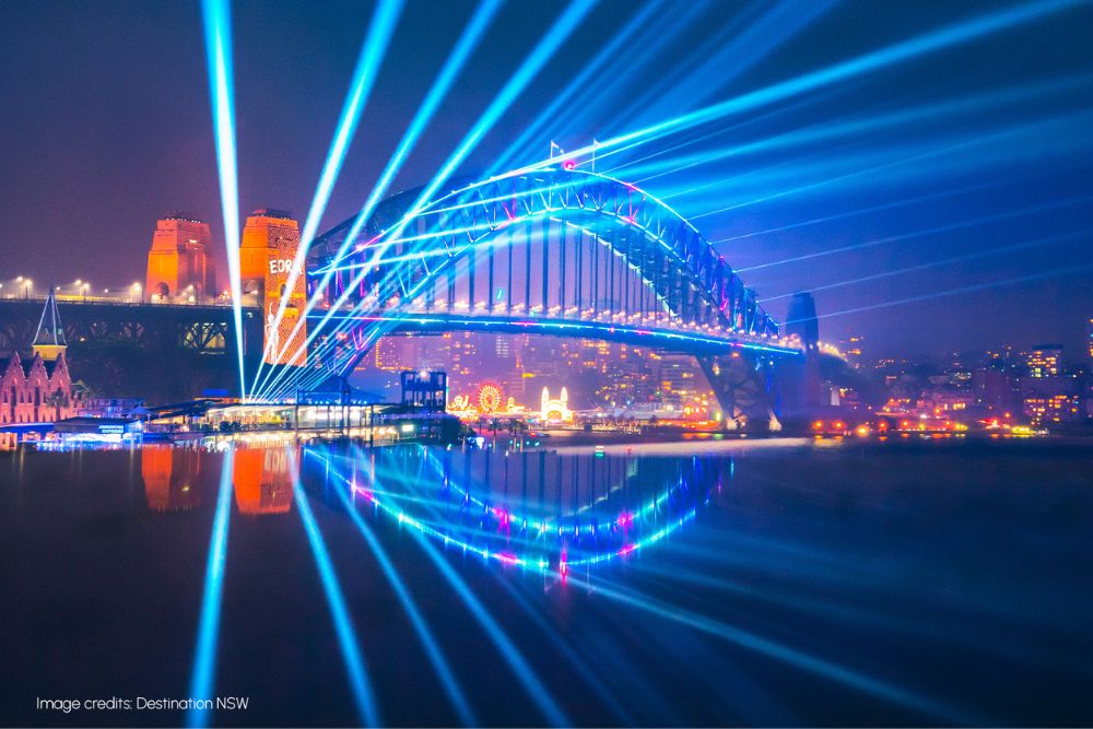 Luxury Catamaran Late Night Vivid Cruise Cruise - Featured Image